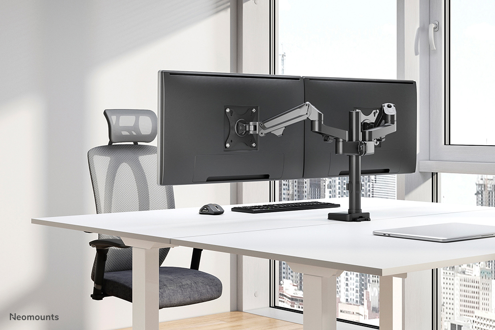 Neomounts DS70-750BL2 Brazo de monitor 17-27" - resorte de gas
